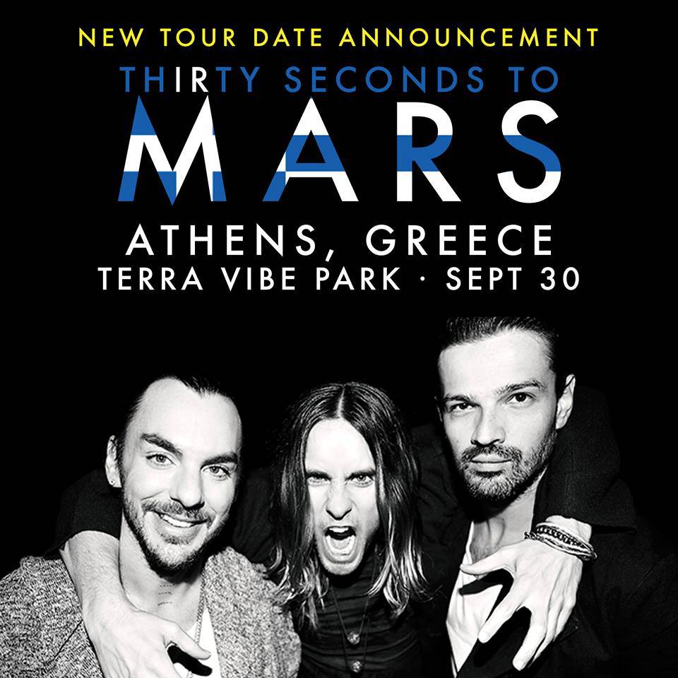 30 seconds to mars - thirty seconds to mars - greece - 2015