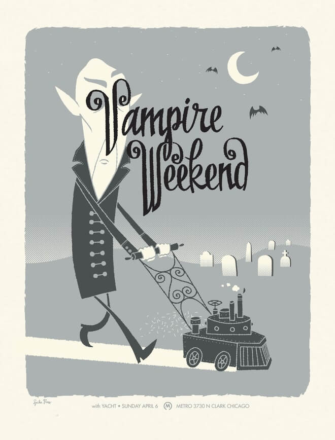 Vampire Weekend, April 2014 Artist: John Solmine