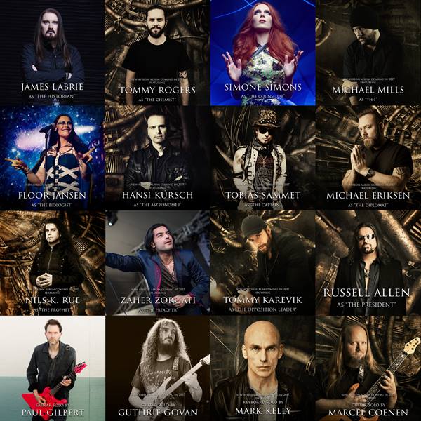 Ayreon - The Source line-up