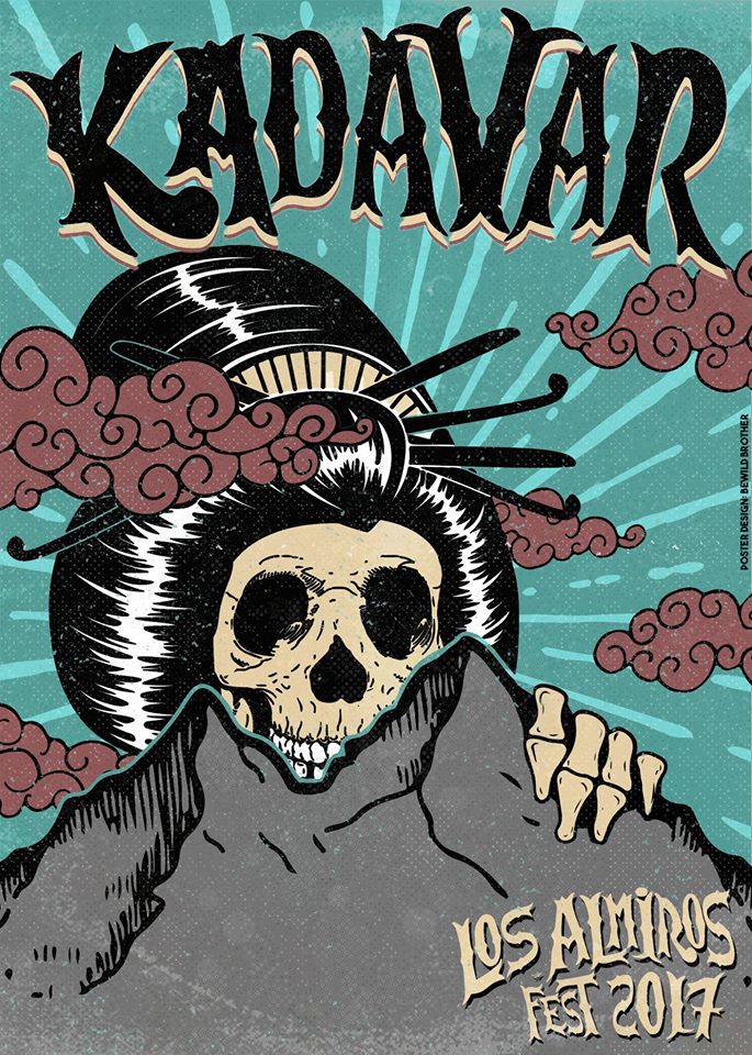 Kadavar @Los Almiros Rockradio Festival 2017 / Poster