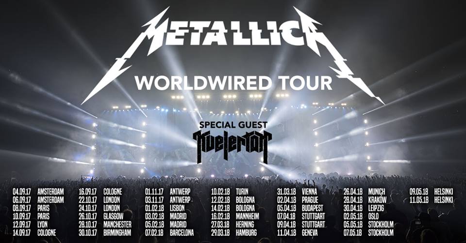 Metallica - European Tour (2017-2018)