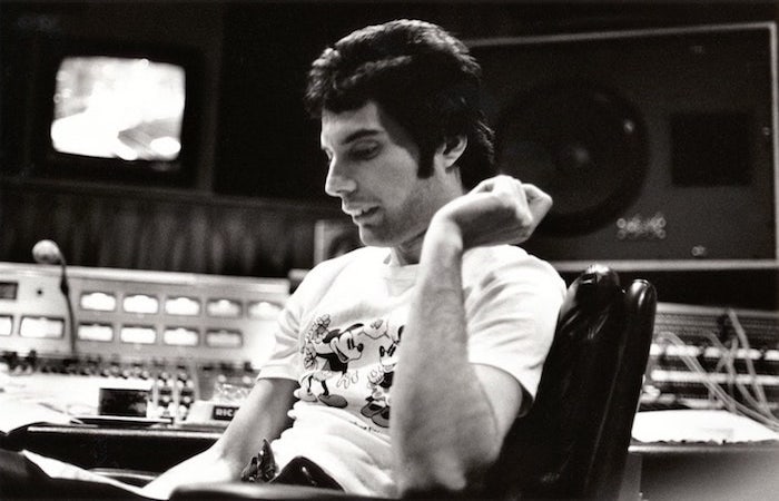 Ο Freddie στα Mountain Studios στο Montreux της Ελβετίας, 1979 (φωτογραφία: Peter Hince)