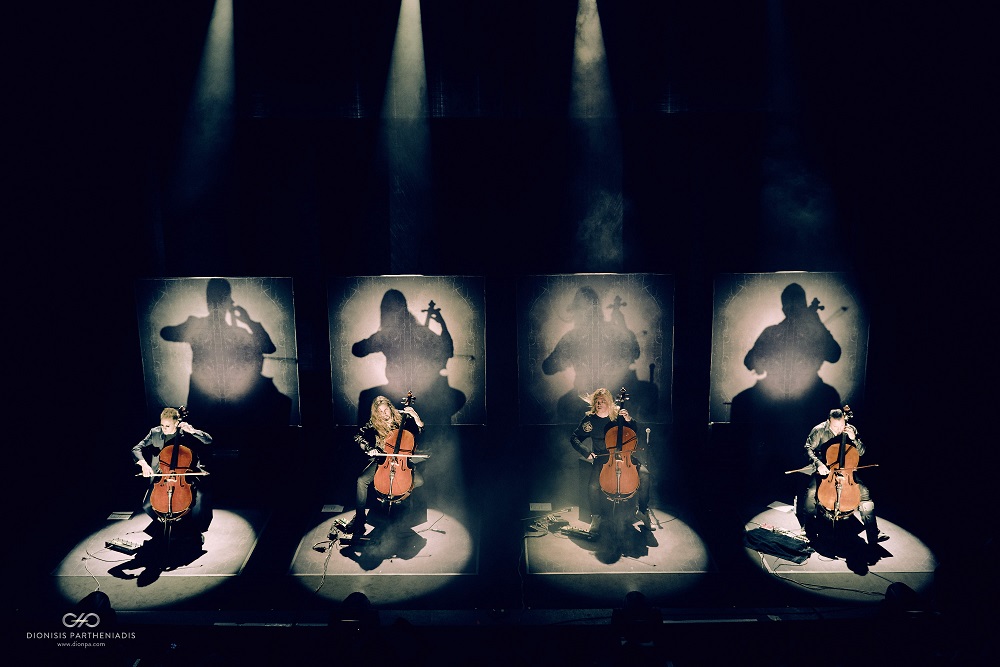 Apocalyptica live in Athens at Gazi (photo by Dionisis Partheniadis)