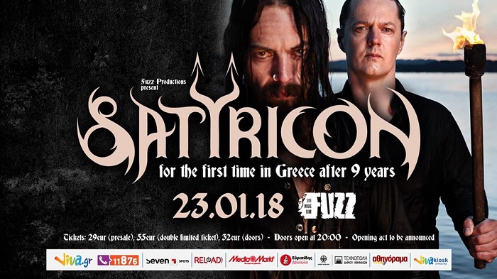 Satyricon - Athens 2017 / Poster