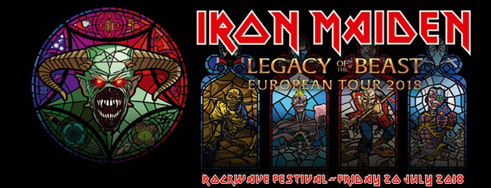 Iron Maiden @Rockwave Festival 2018 / Poster